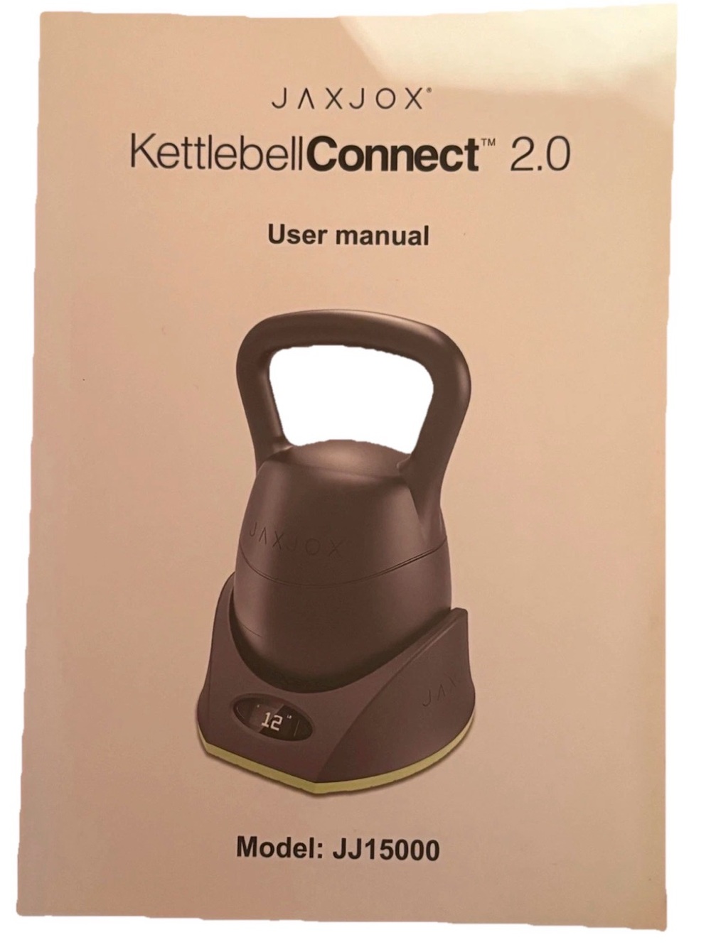 JAXJOX Adjustable Digital Kettlebell Connect User Manual‎ Only!!!
